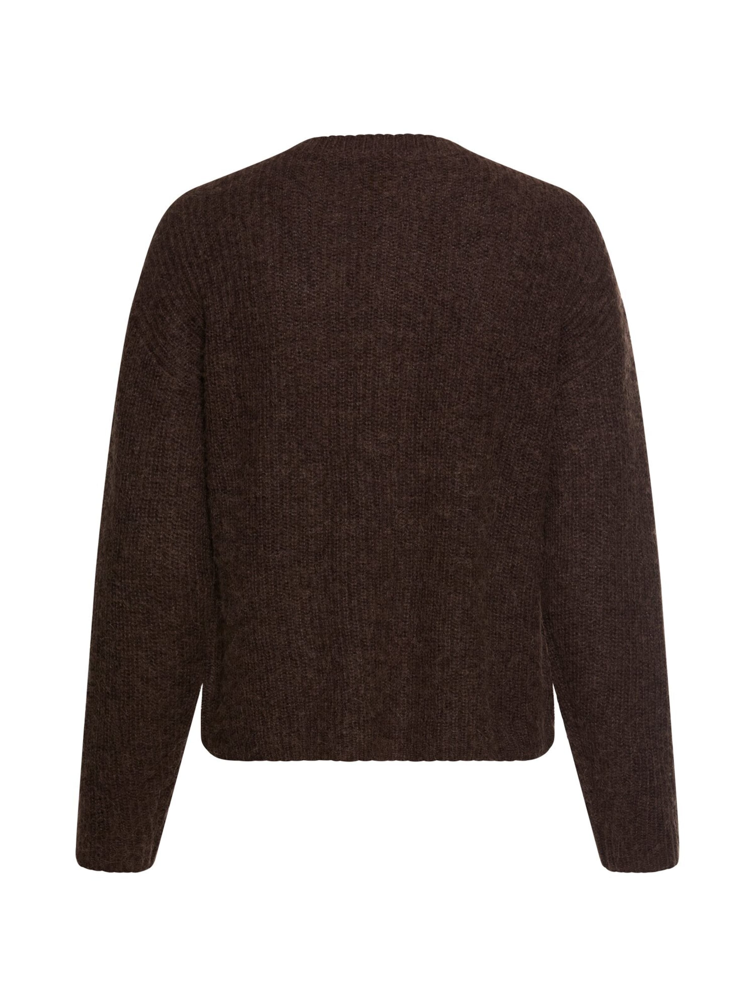 CAMEL ACTIVE Strickjacke mit gerader Passform in Braun