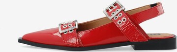 Bianco Slingpumps 'VICTORIA ' in Rot: predná strana