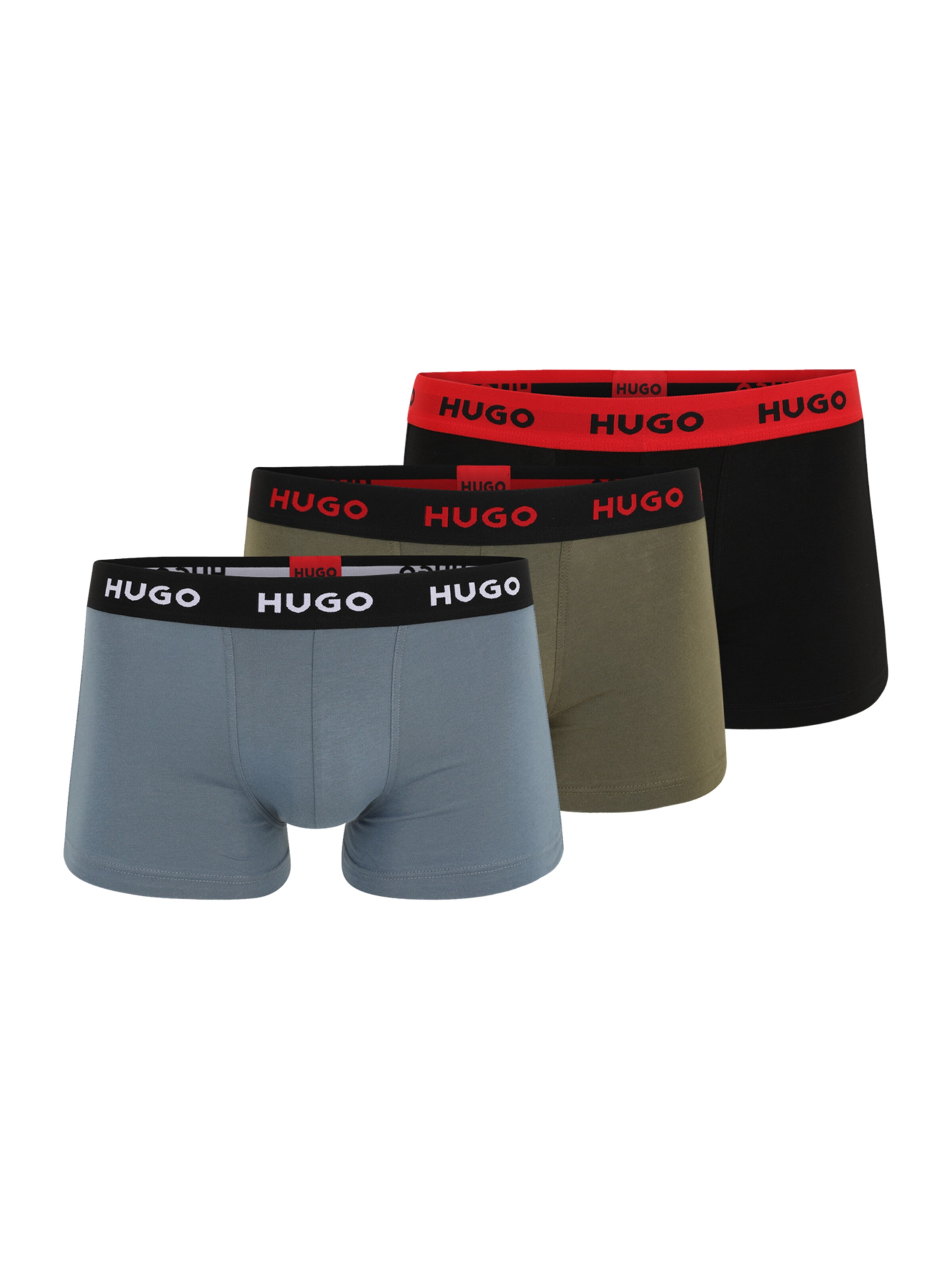 pelēks HUGO Bokseršorti 'GALAXY': no priekšpuses