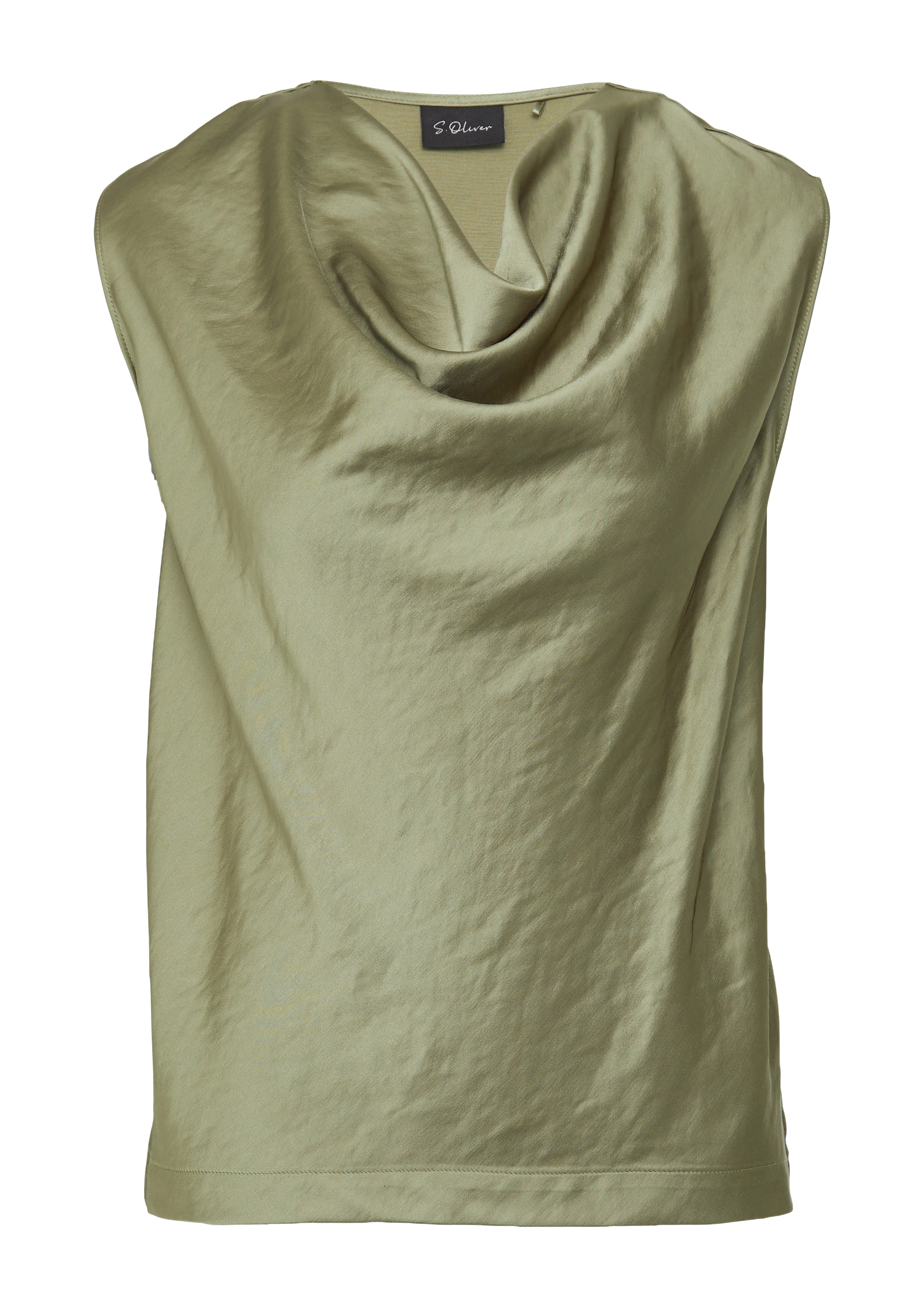 s.Oliver BLACK LABEL Bluse in Grün: Vorderseite