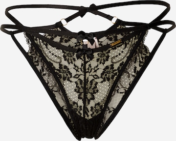 Slip 'VANESSA' Boux Avenue en noir : devant