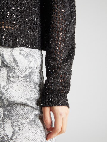 VERO MODA Knit Cardigan 'VMLeilani' in Black