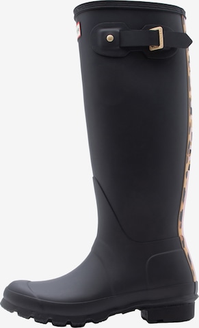 HUNTER - Botas de lluvia en negro: frente