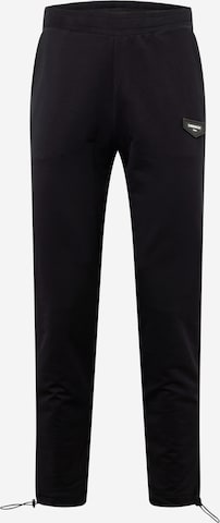 Gianni Kavanagh Regular Trousers in Black: front