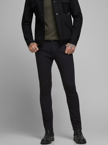 JACK & JONES Slimfit Jeans 'JJIGlenn JJOriginal' in Schwarz: Vorderseite