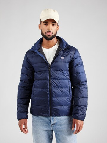 Tommy Jeans Zimska jakna | modra barva: sprednja stran