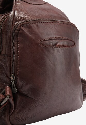 DreiMaster Vintage Backpack in Brown: front