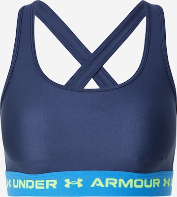 zils UNDER ARMOUR Bezvīļu Sporta krūšturis: no priekšpuses