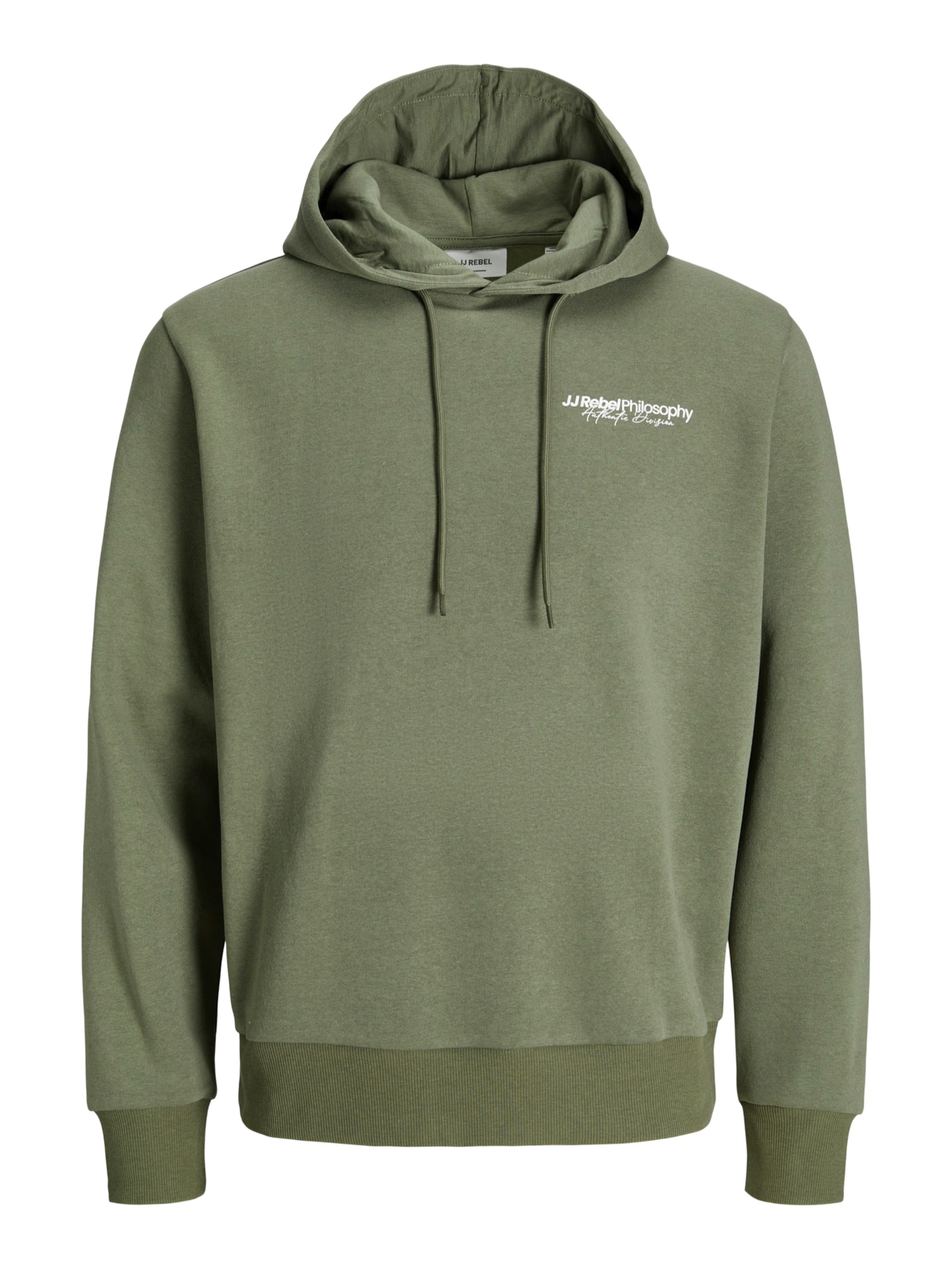 JJ Rebel - Sudadera 'JREBZACK' en verde: frente