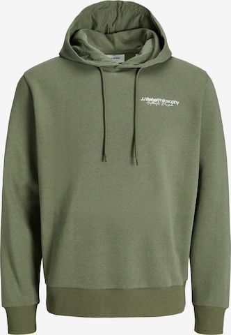 Sweat-shirt 'JREBZACK' JJ Rebel en vert : devant