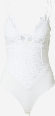 Free People Bodysuit 'ADELLA' in White: front