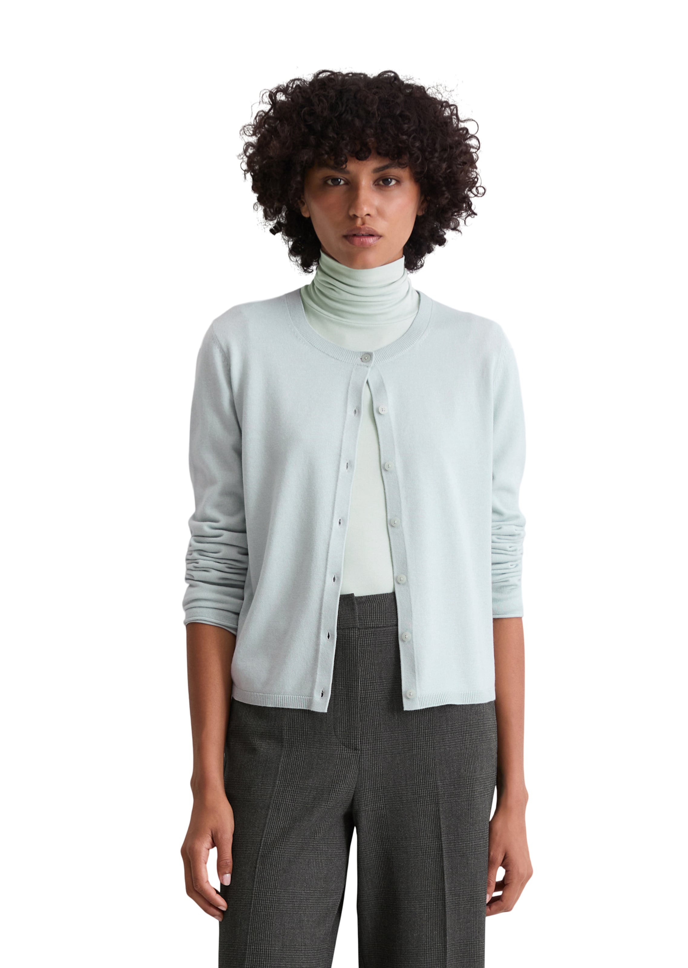 Marc O'Polo - Casaco de malha em azul: frente