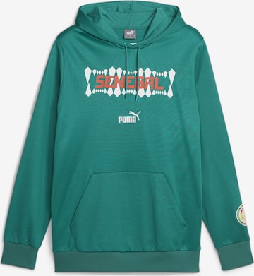 Sweat de sport PUMA en vert : devant