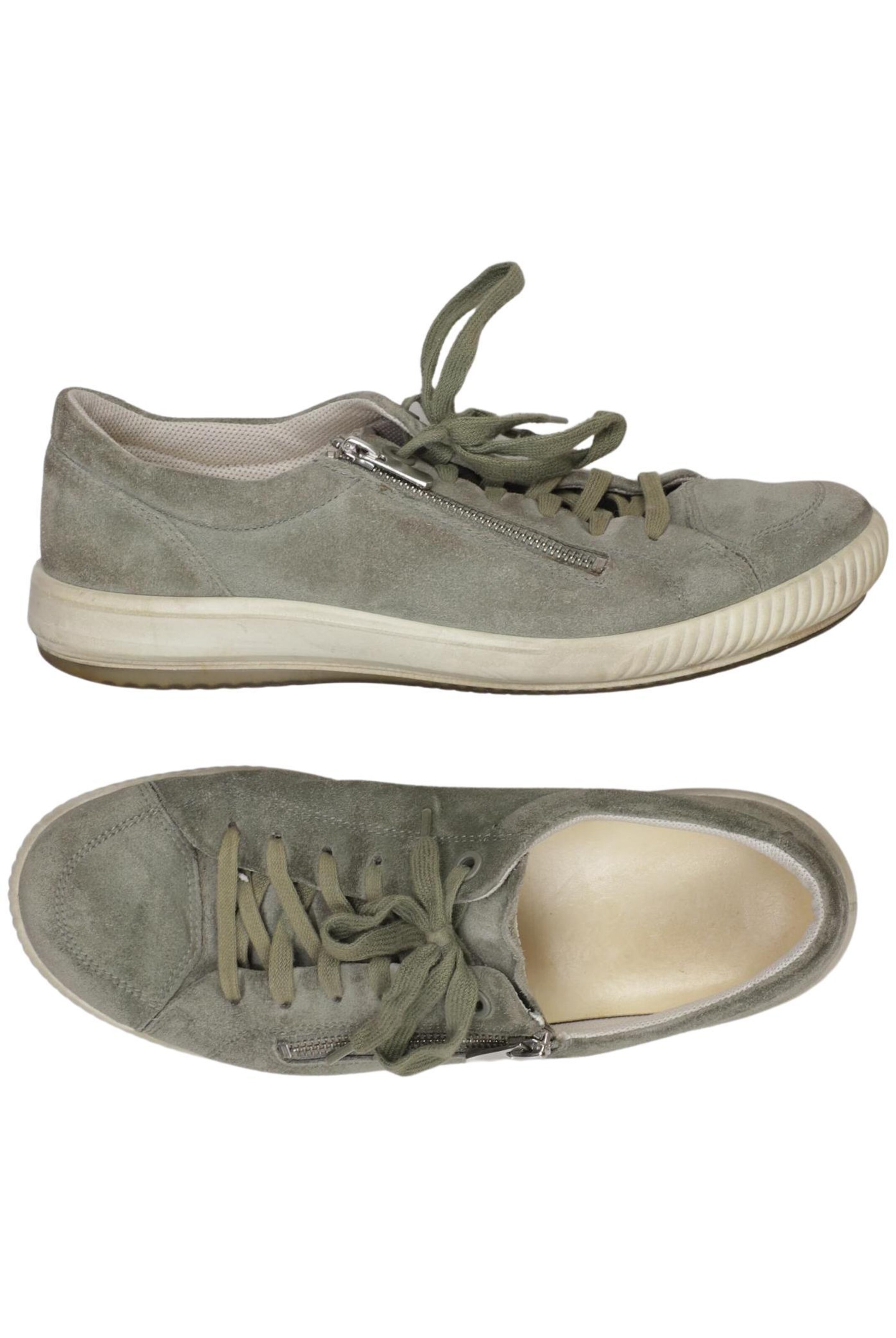 Legero Halbschuh 40,5 in Grün: Vorderseite