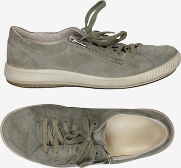 Legero Halbschuh 40,5 in Grün: Vorderseite