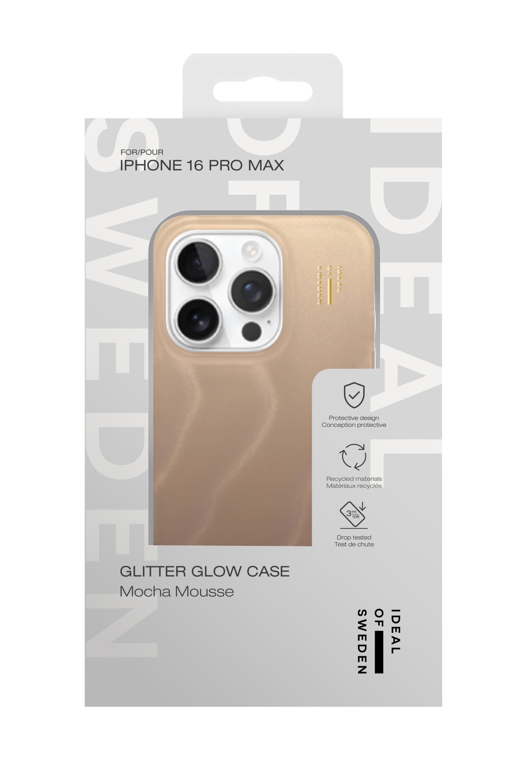 Custodia per smartphone 'iPhone 16 Pro Max' di iDeal of Sweden in marrone