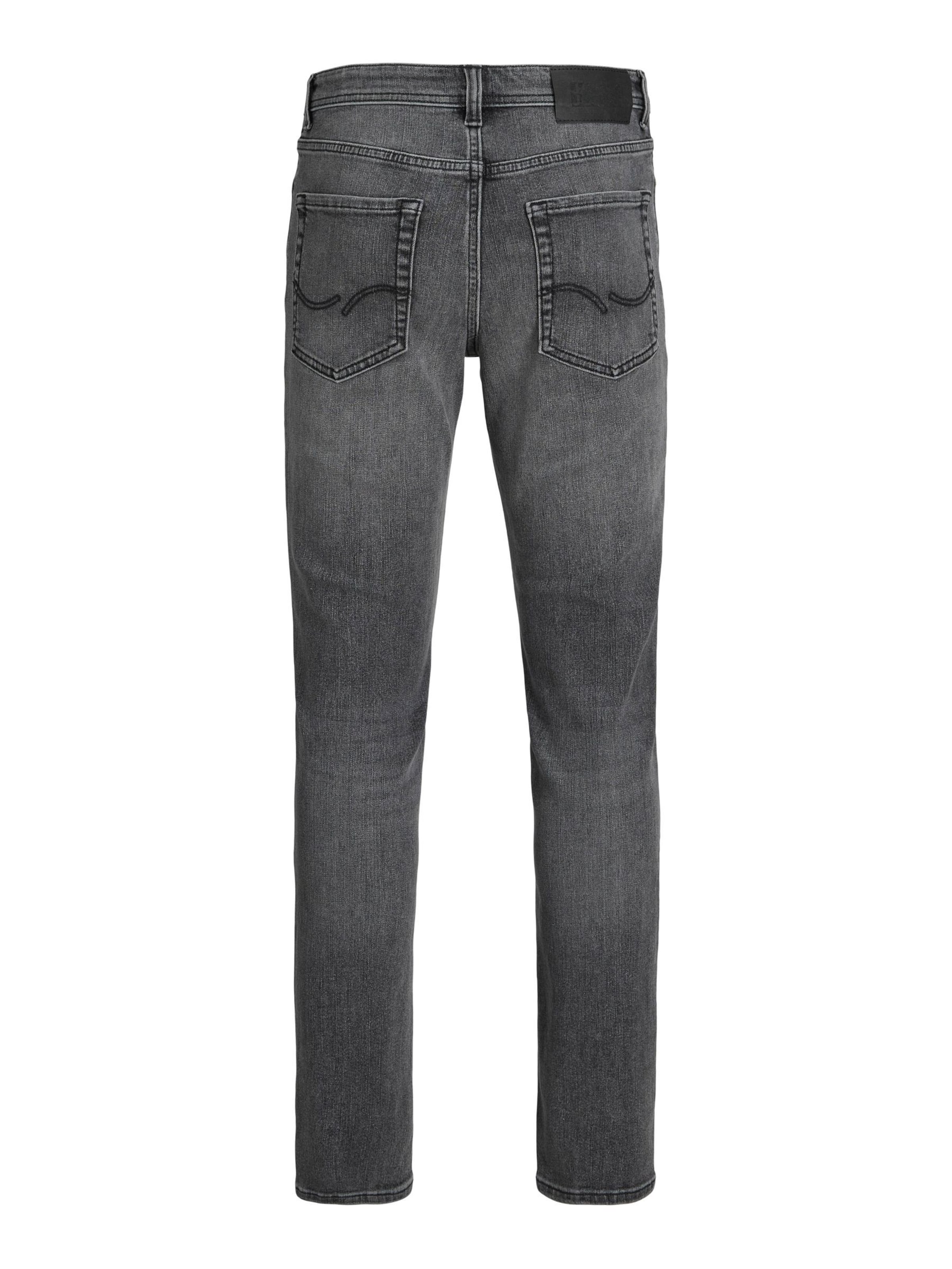 Jack & Jones Junior Slimfit Jeans 'JJIGlenn JJOriginal' i sort