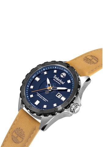 TIMBERLAND Analoog horloge 'Date watch Solar Peak' in Bruin