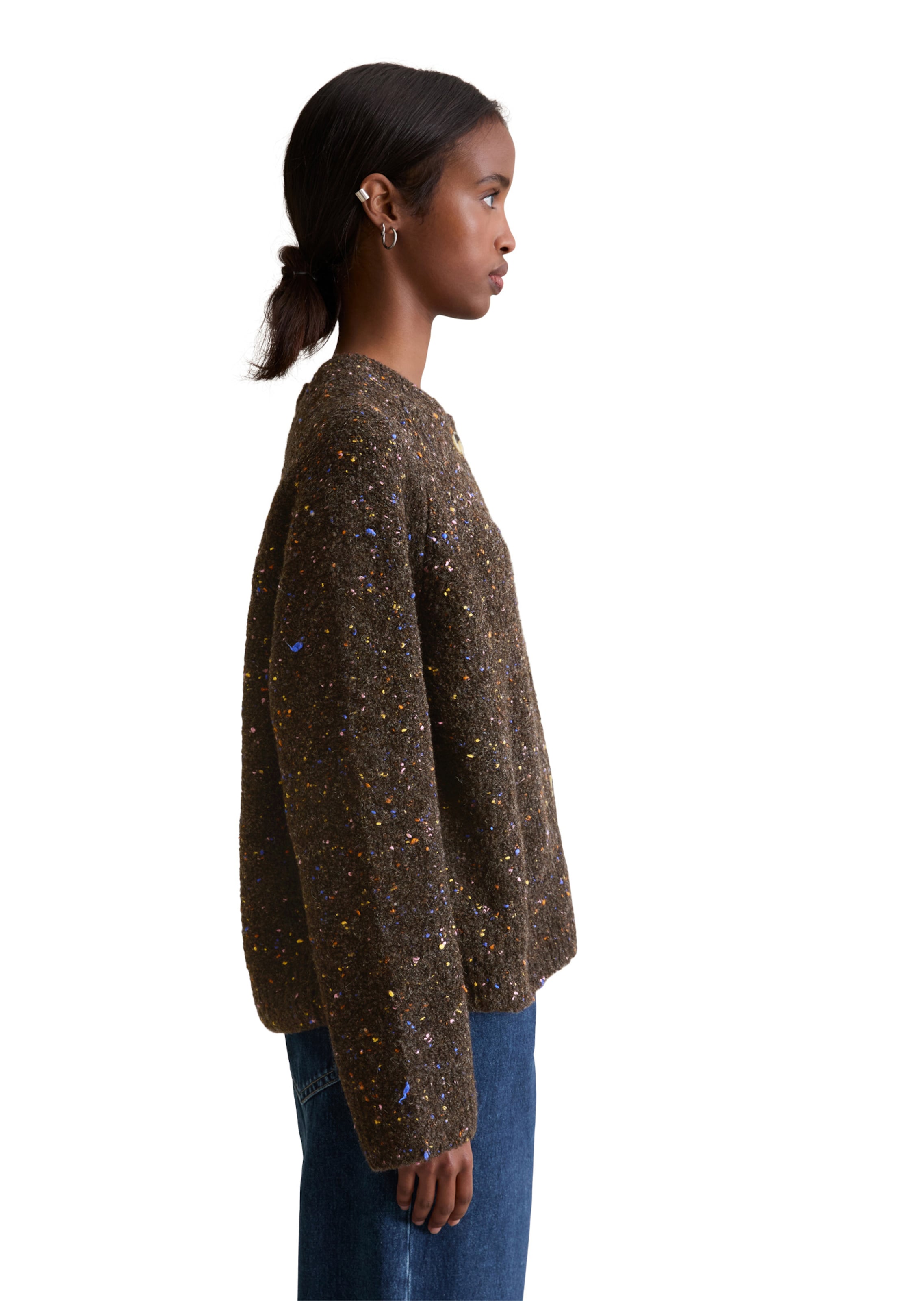 Marc O'Polo DENIM Strickjacke in Braun