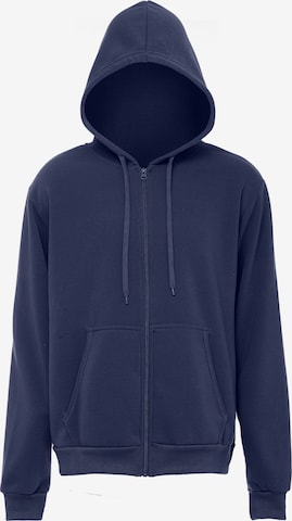 Mo ATHLSR Sweatjacke in Blau: predná strana