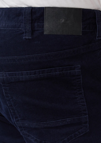 Regular Pantalon 'Casby' s.Oliver en bleu