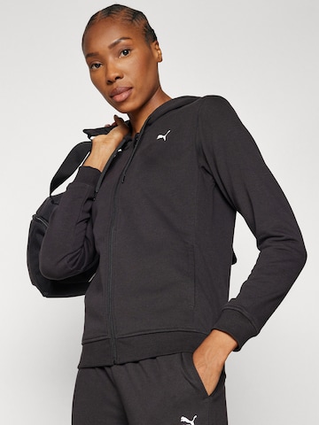PUMA Sportief sweatvest 'Train All Day Essential' in Zwart