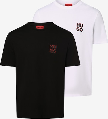 HUGO Shirt in Zwart: voorkant