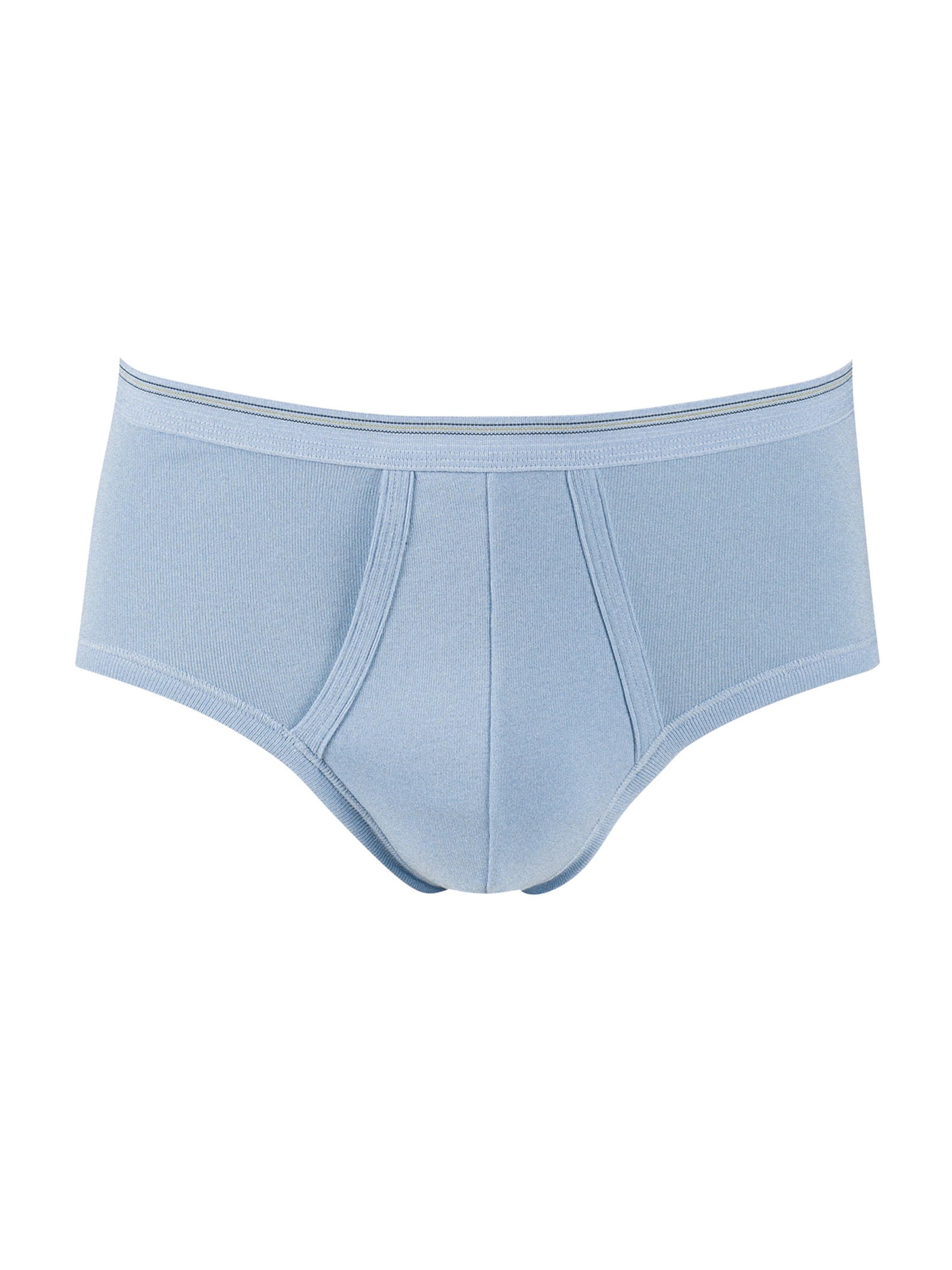 CALIDA Slip 'Twisted Cotton'‌‌‌‌‌‌‌‌ in Blau: Vorderseite