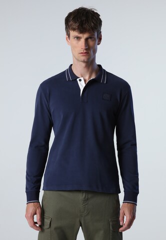 North Sails Poloshirt in Blau: predná strana