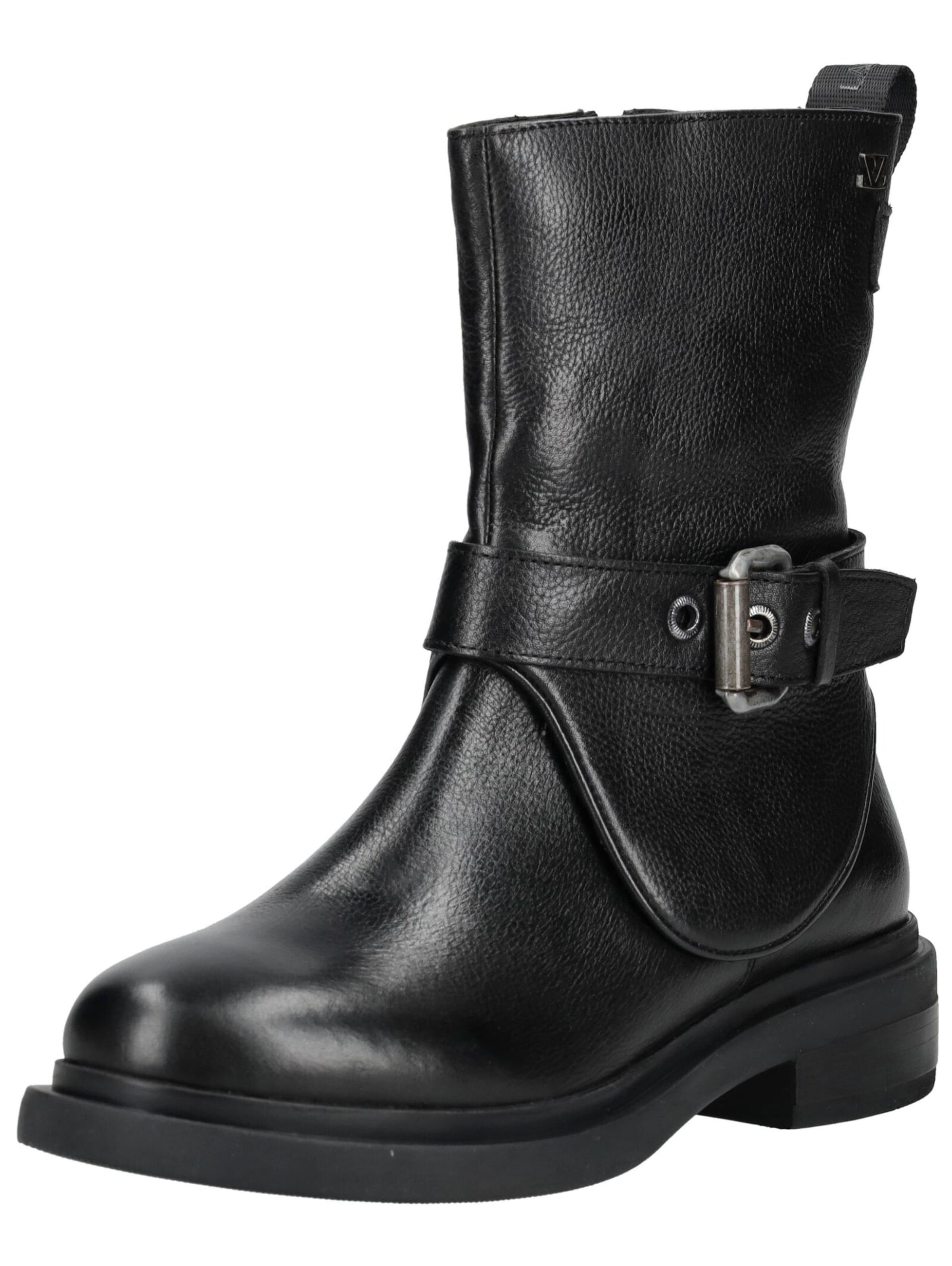 Boots LAZAMANI en noir : devant