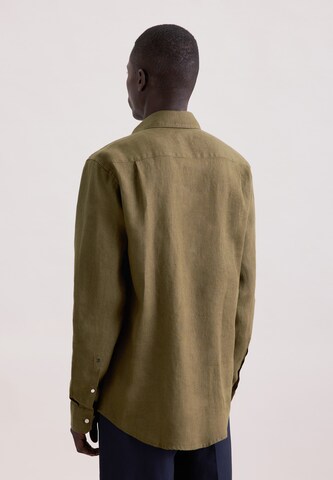 Coupe regular Chemise SEIDENSTICKER en vert