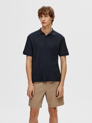 SELECTED HOMME Poloshirt 'Jaden' in Blau: predná strana