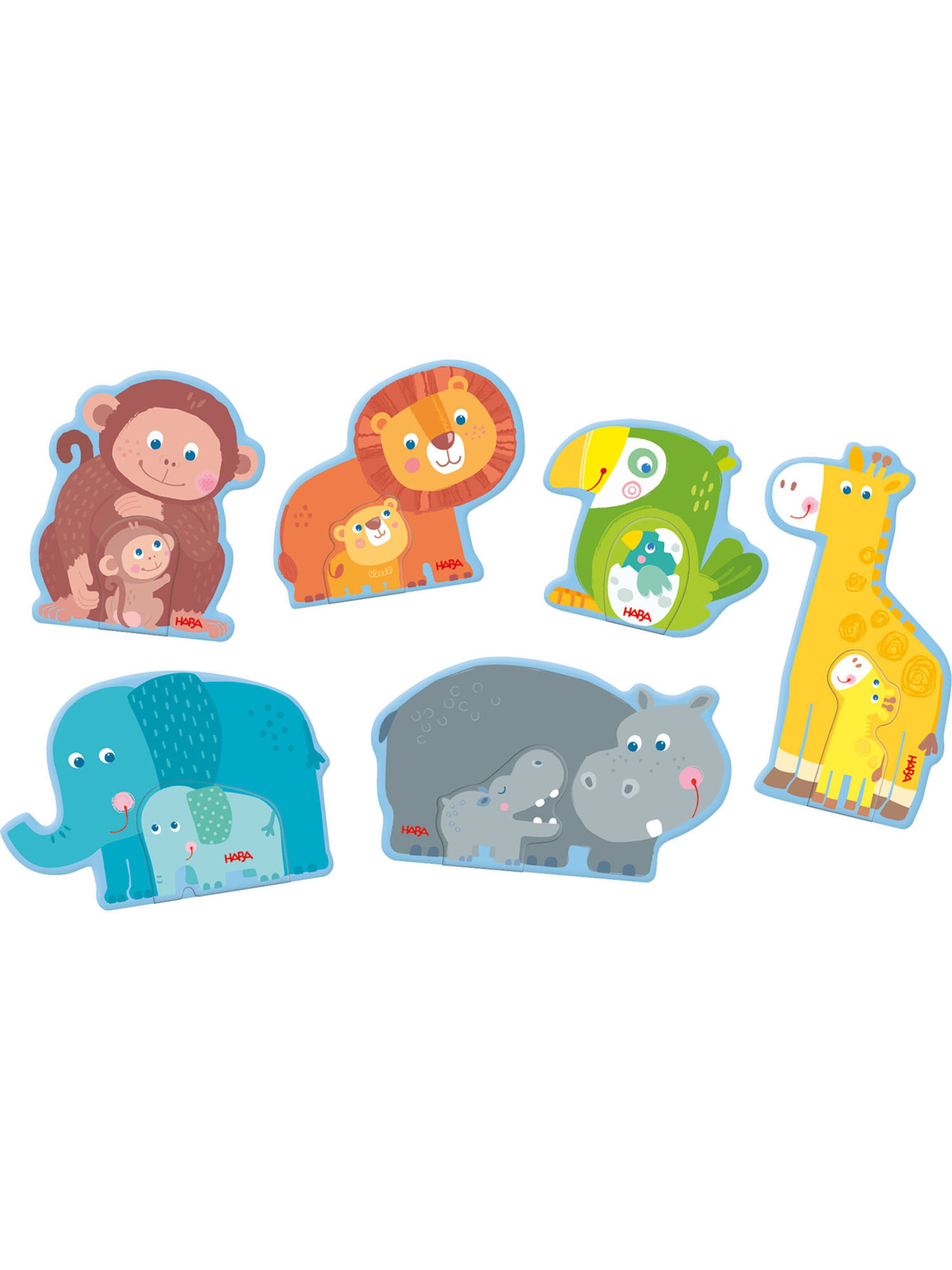 HABA Steckpuzzle ' Meine ersten Puzzle ' in Mischfarben