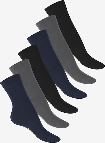 footstar Socks 'Comfort' in Grey: front