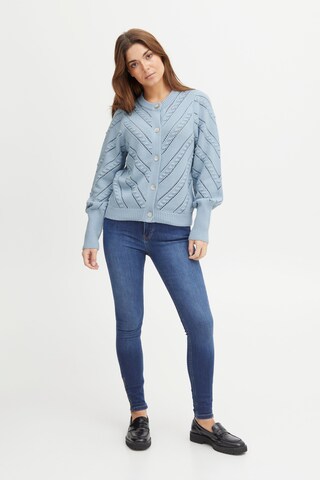 PULZ Jeans Knit Cardigan 'Amy' in Blue