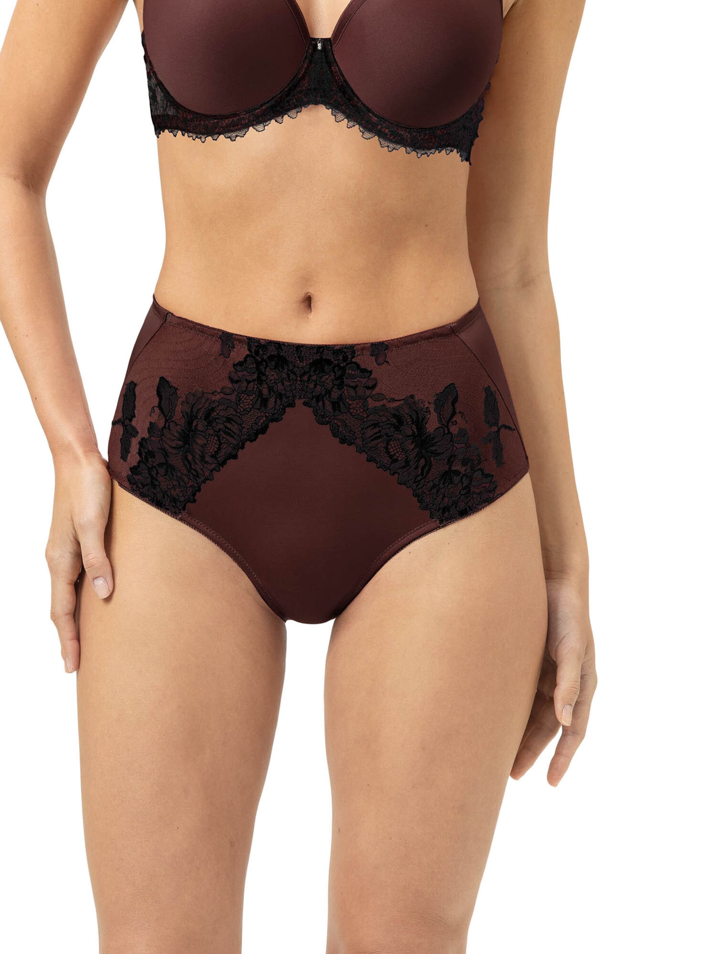 Mey Slip ' Serie Luxurious ' in Brown: front