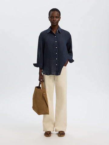 SELECTED - Blusa en azul