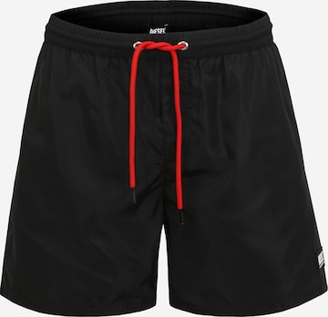 DIESEL Board Shorts 'CAYBAY' in Black: front