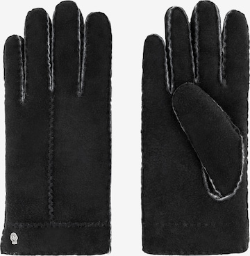 Roeckl Full Finger Gloves 'Malmö' in Black: front