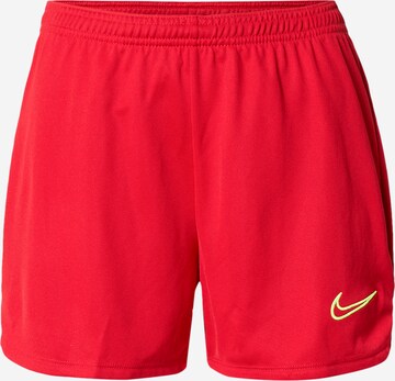 NIKE Workout Pants 'Academy' in Red: front