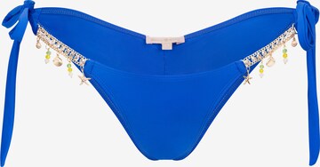 Moda Minx Bikinibroek 'Tie Side Brazilian' in Blauw: voorkant