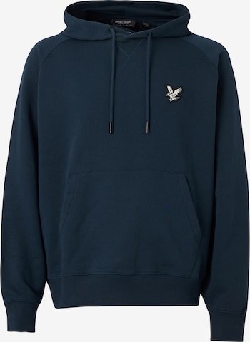 Lyle & Scott Collegepaita 'Chenile' värissä sininen: etupuoli