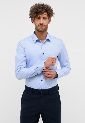ETERNA Slim Fit Businesshemd in Blau: Vorderseite