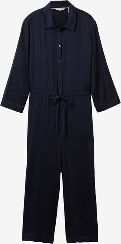 TOM TAILOR Jumpsuit in Blauw: voorkant