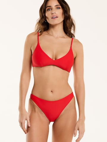 ShiwiBustier Bikini 'LOU - SCOOP' - crvena boja: prednji dio