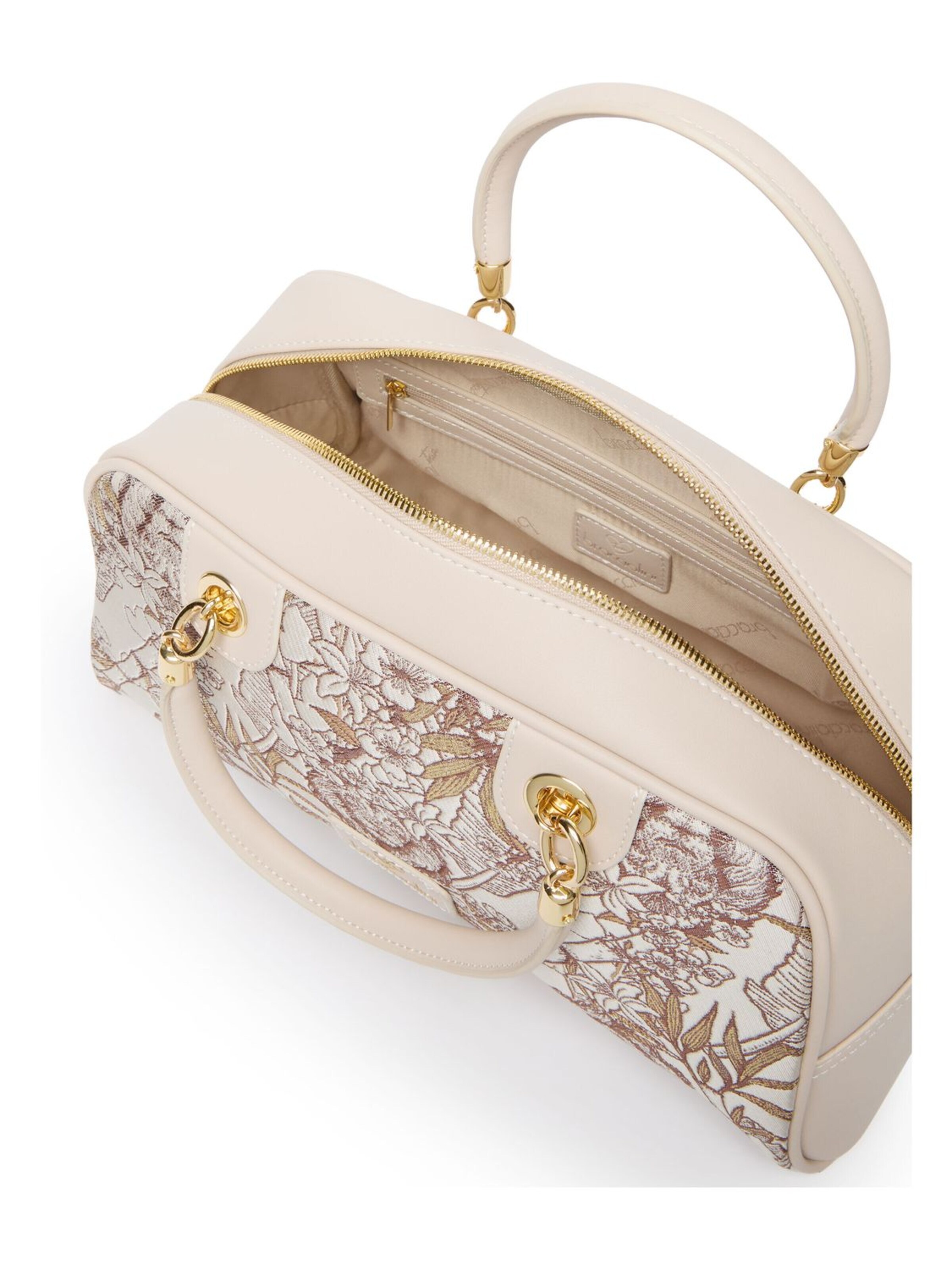 Borsa a mano 'Jacquard' di Braccialini in beige