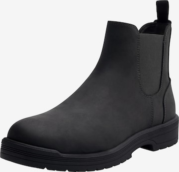 Pull&Bear Chelsea Boots i sort: forside