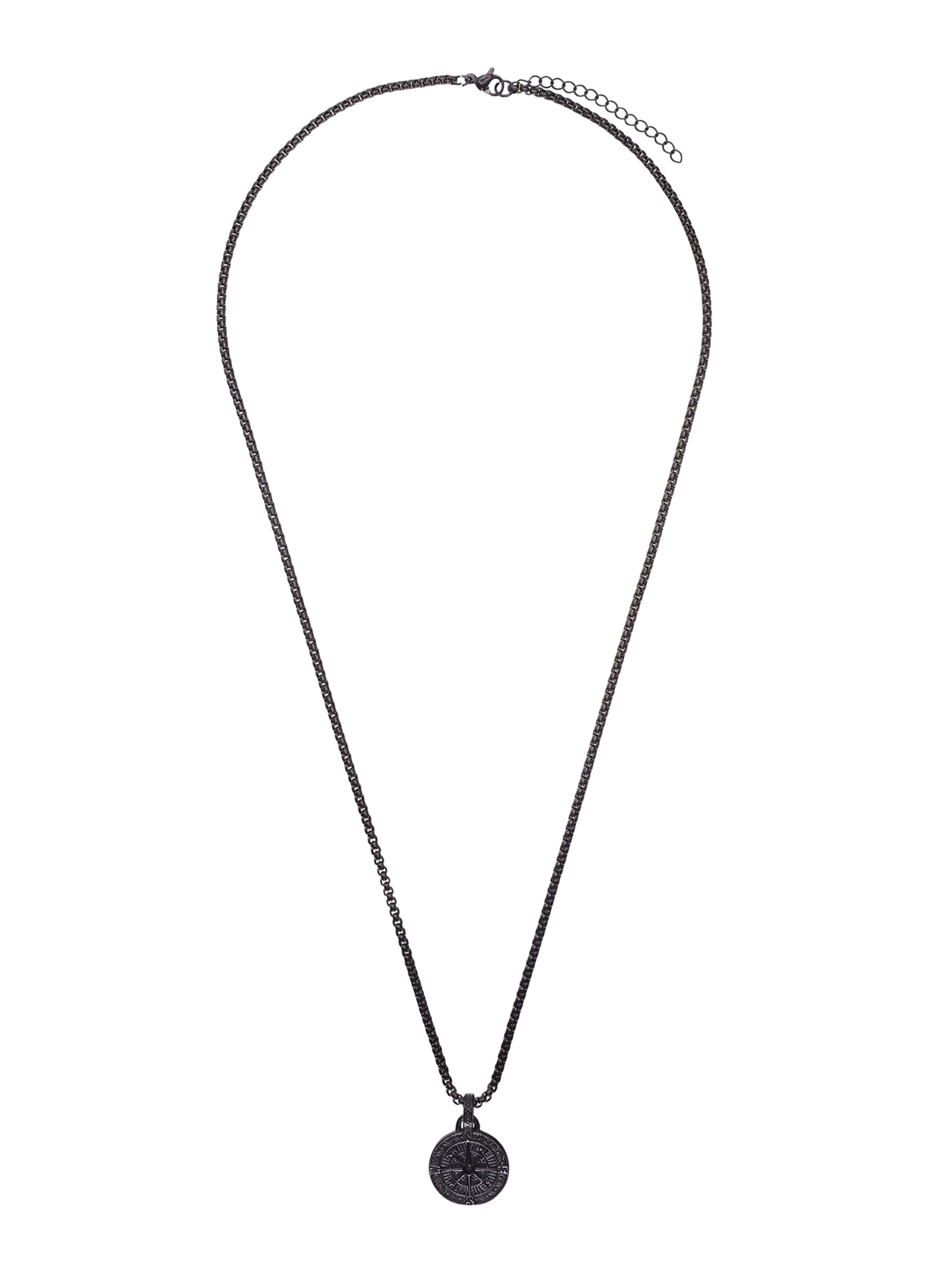 Heideman Ketting 'Raoul' in Zwart: voorkant