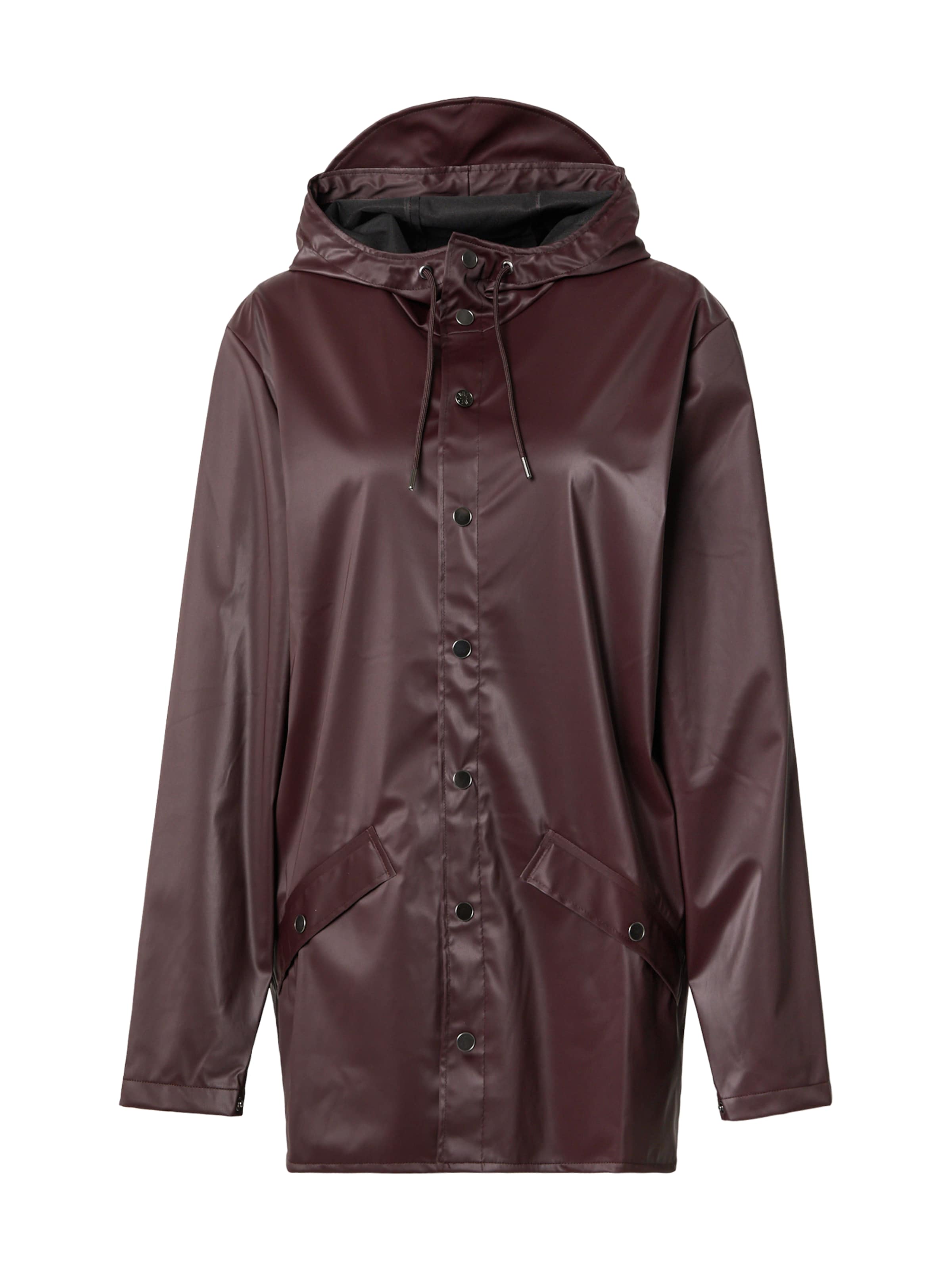 RAINS Funkční bunda – červená: přední strana