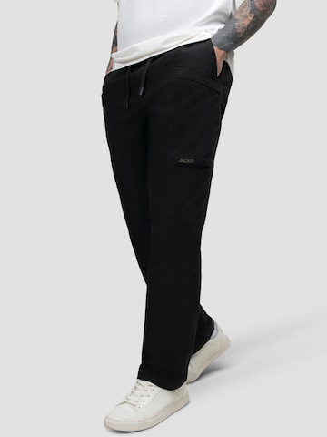 JACK1T Loose fit Cargo Pants 'Jupiter Treck' in Black